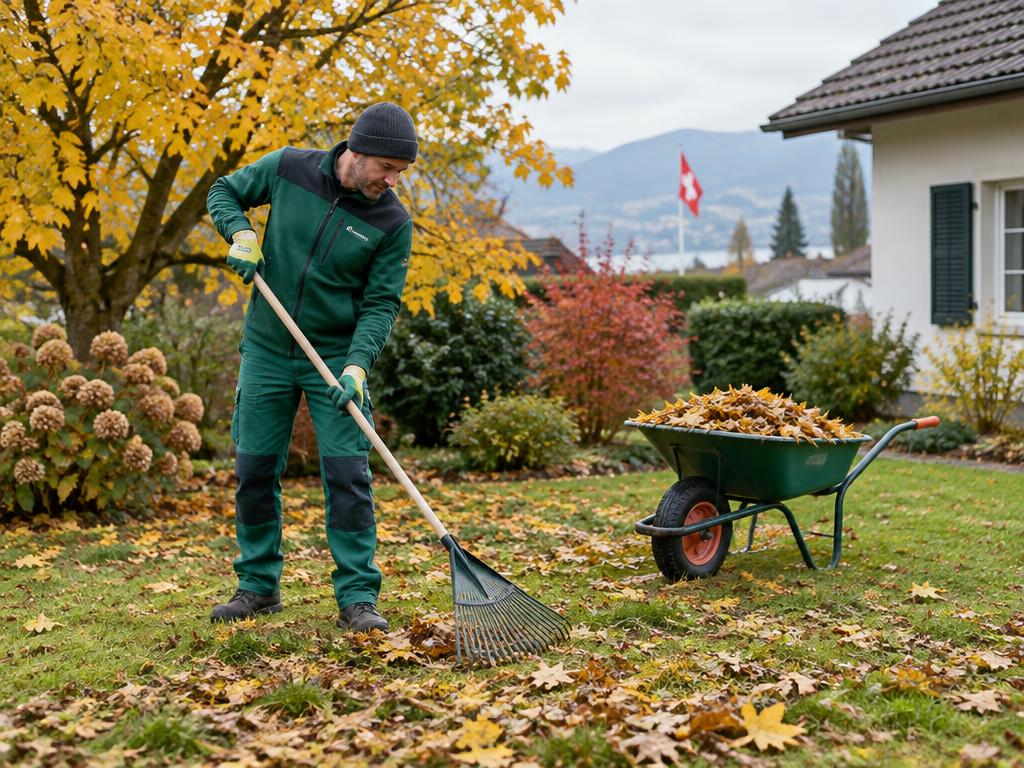 Pflegearbeiten im Herbst